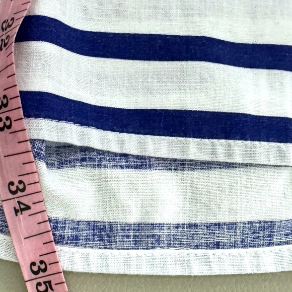 J.CREW Coastal Chic Mini Dress Split Neck Short Sleeve Women’s Sz Medium Summer - Picture 8 of 10